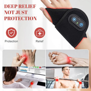 ThermaWrist Pro™ - 3-in-1 Red Light Pain Relief Wrap + Joint Recovery Mastery Guide