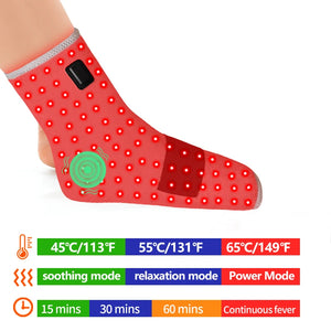 ThermaFootPro™ - Red Light Therapy Ankle & Foot Wrap + Plantar Recovery Guide