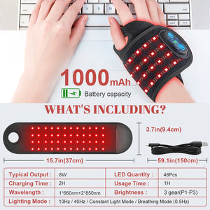 ThermaWrist Pro™ - 3-in-1 Red Light Pain Relief Wrap + Joint Recovery Mastery Guide