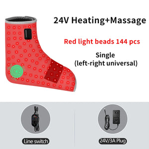 ThermaFootPro™ - Red Light Therapy Ankle & Foot Wrap + Plantar Recovery Guide