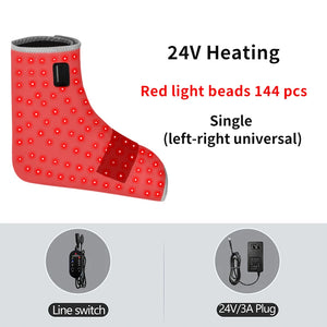 ThermaFootPro™ - Red Light Therapy Ankle & Foot Wrap + Plantar Recovery Guide