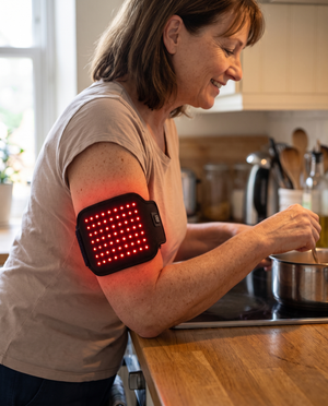 ThermaLight360 Mini on the upper arm