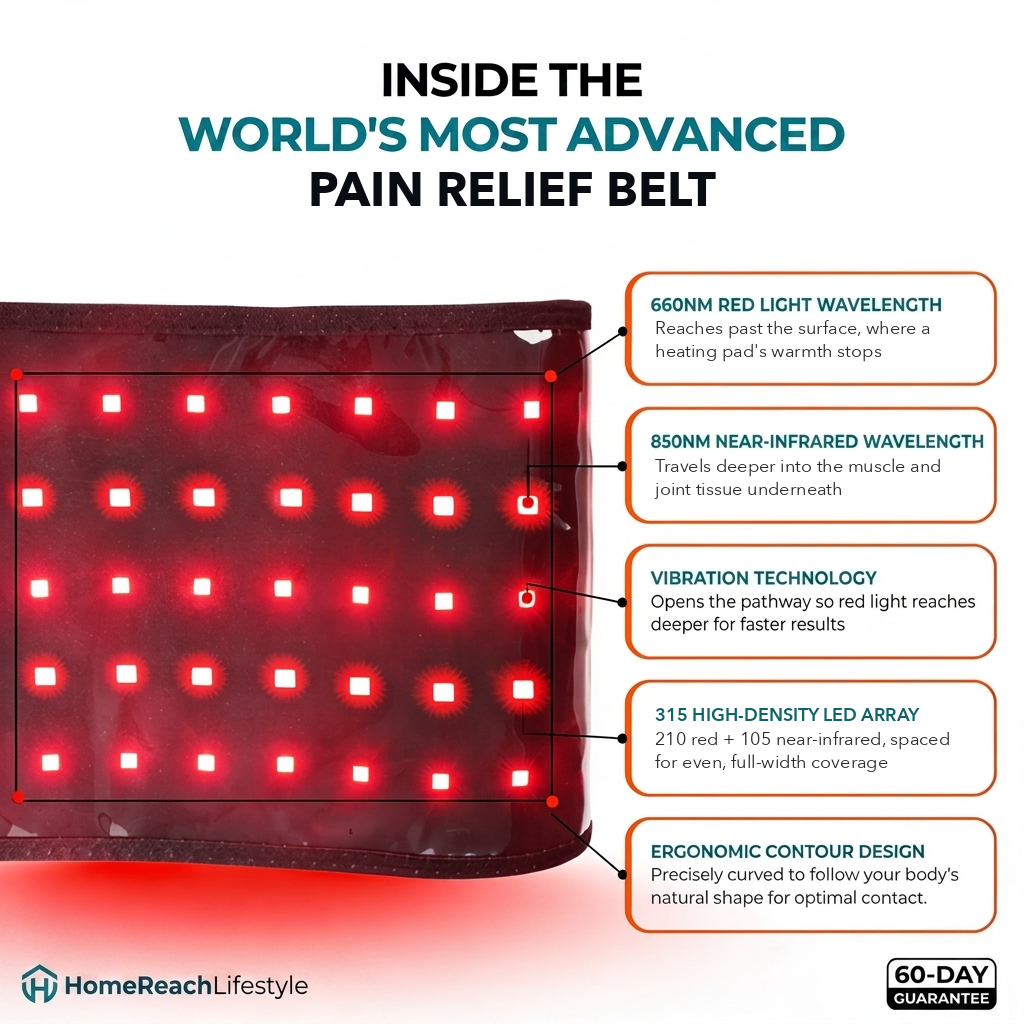 ThermaLight360™ Pro Red Light & Vibration Belt