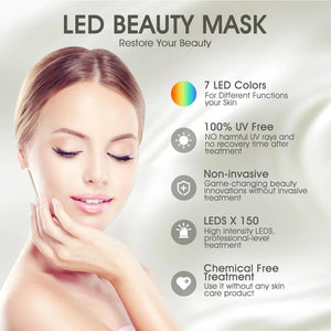 RadianceGlow™: Professional LED Light Therapy Mask