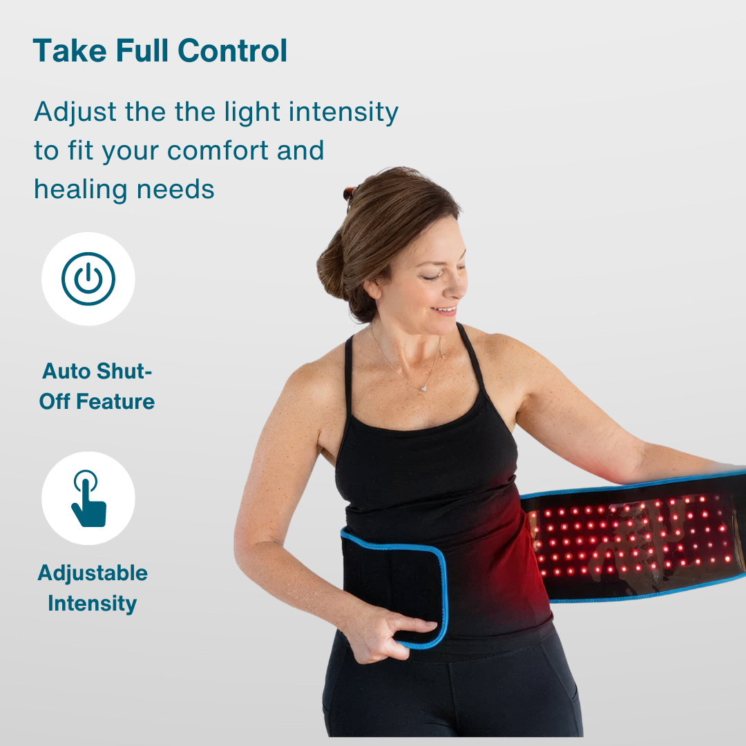 ThermaLight360™ - Pain Relief & Slimming Belt + Red Light Mastery Guide