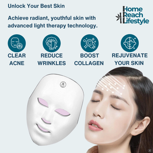 RadianceGlow™: Professional LED Light Therapy Mask