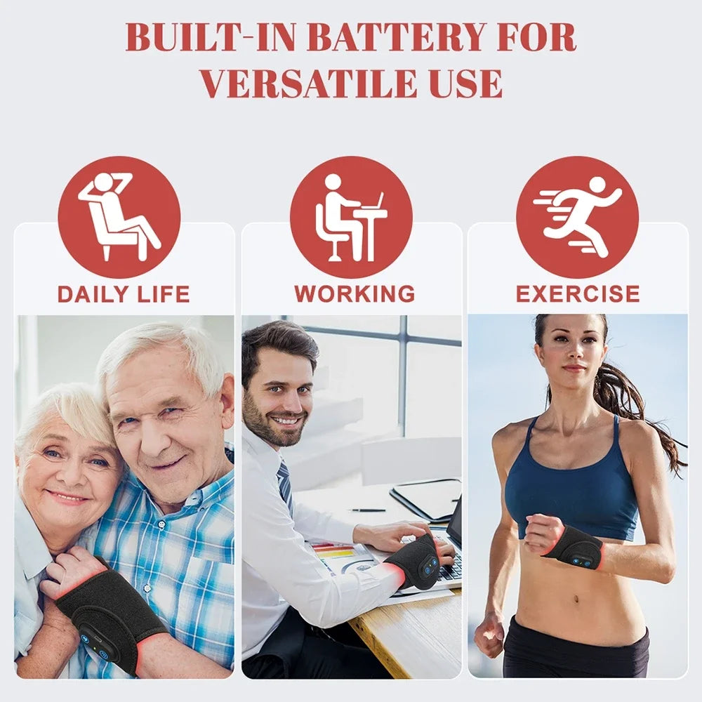 ThermaWrist Pro™ - 3-in-1 Red Light Pain Relief Wrap + Joint Recovery Mastery Guide