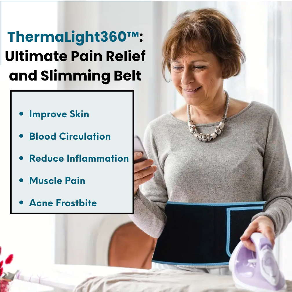 ThermaLight360™ - Ultimate Pain Relief & Slimming Belt + 'Best Practice' Guide