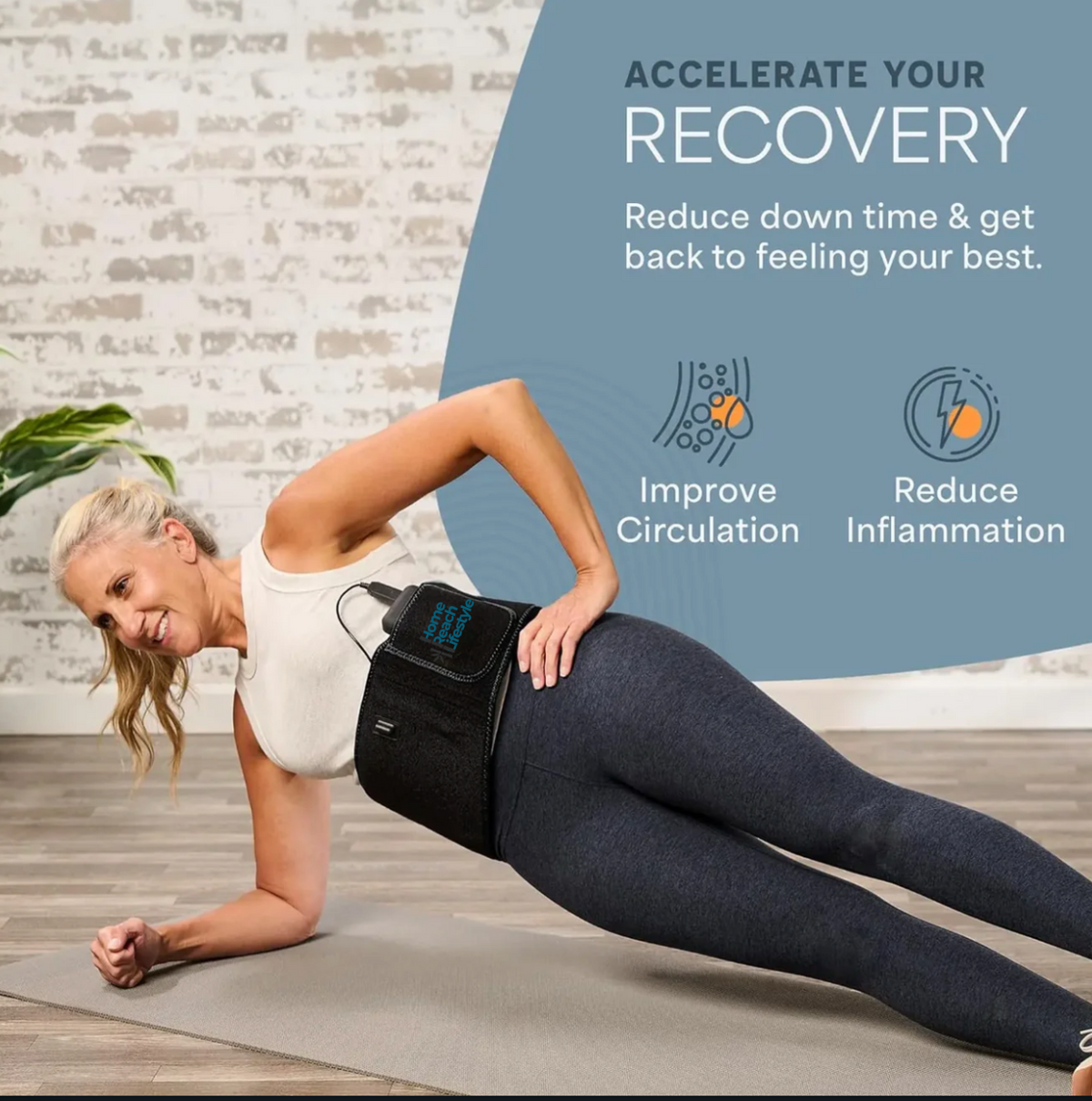 ThermaLight360™ Pro Red Light & Vibration Belt