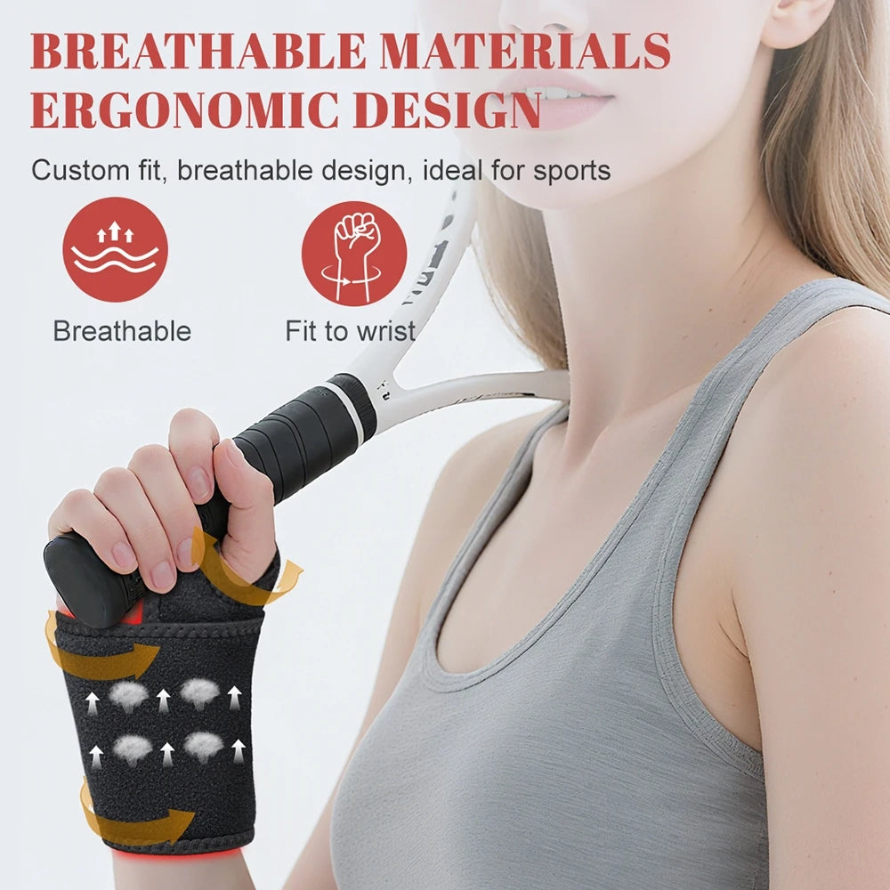 ThermaWrist Pro™ - 3-in-1 Red Light Pain Relief Wrap + Joint Recovery Mastery Guide