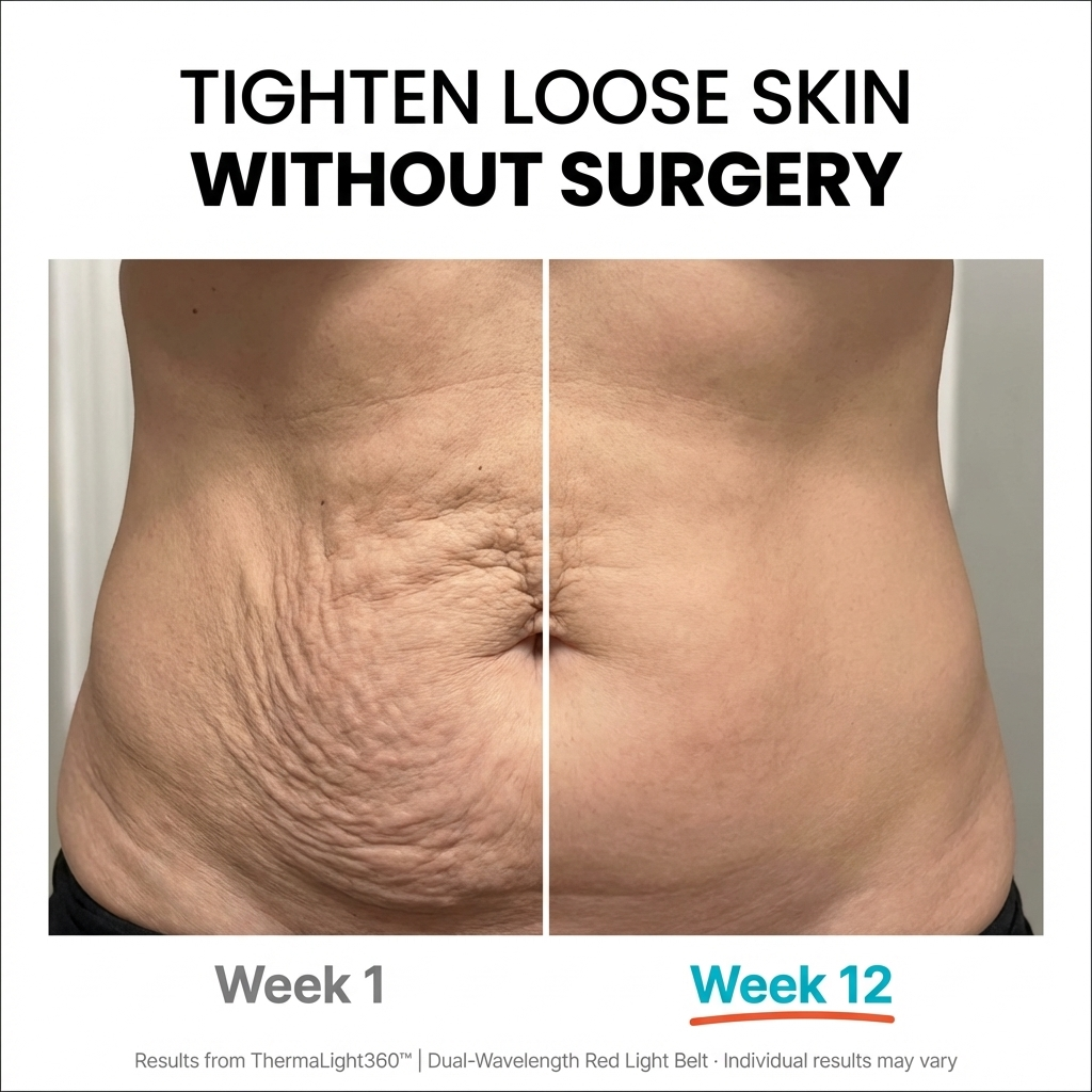 ThermaLight360™ Dual-Wavelength Red Light Therapy Belt