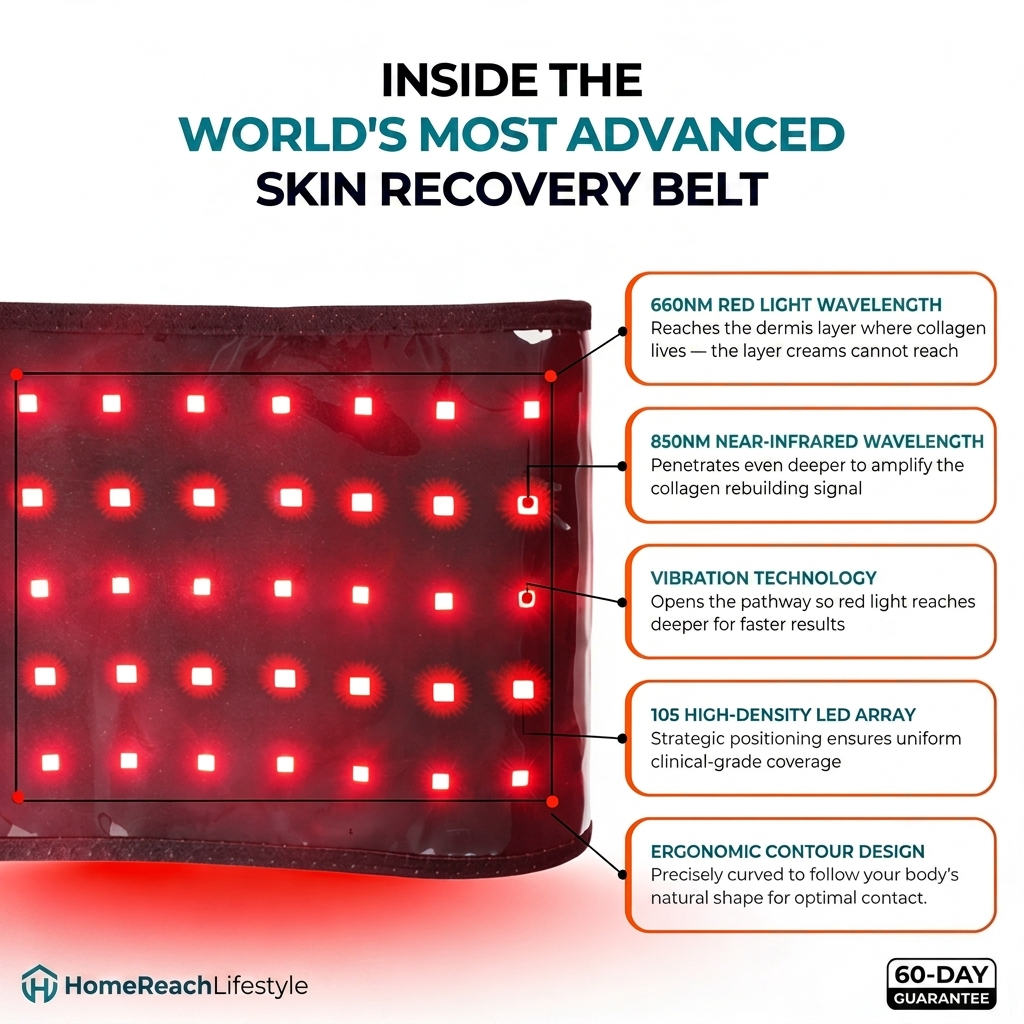 ThermaLight360™ Pro Red Light & Vibration Belt