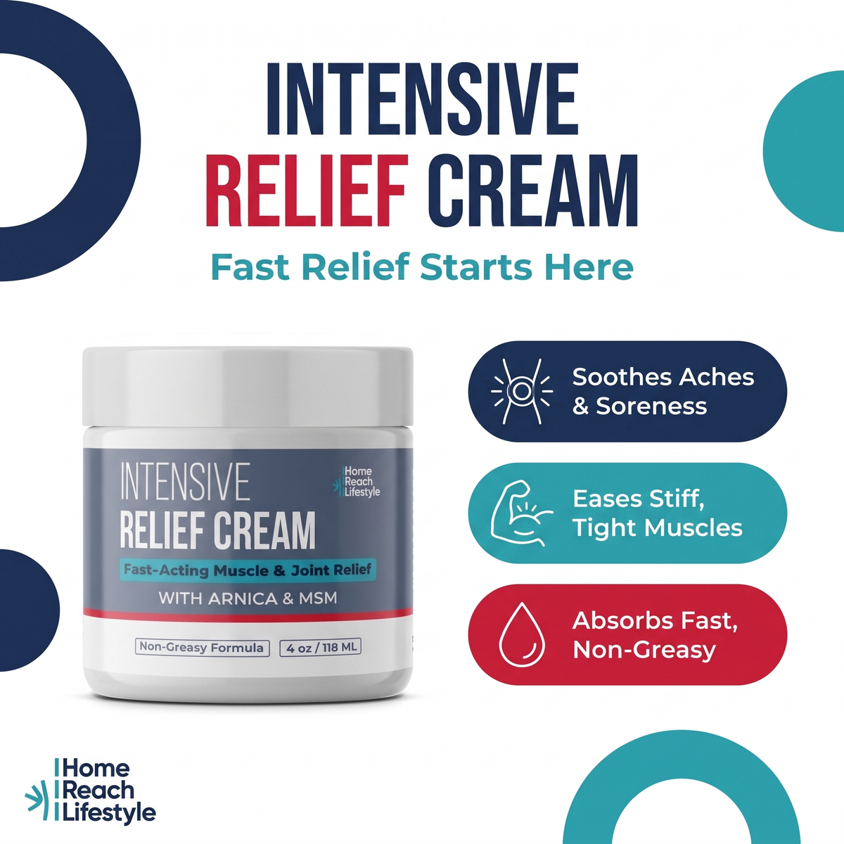 Intensive Relief Cream - Fast Relief Starts Here