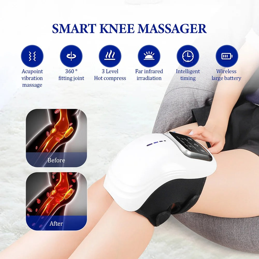 KneeRevive™: Infrared Knee Massager for Pain Relief