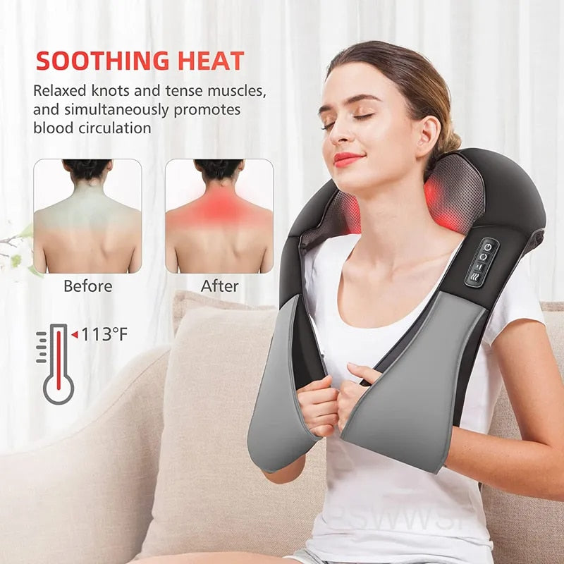 SereniTouch™: Deep Relief Neck & Back Massager