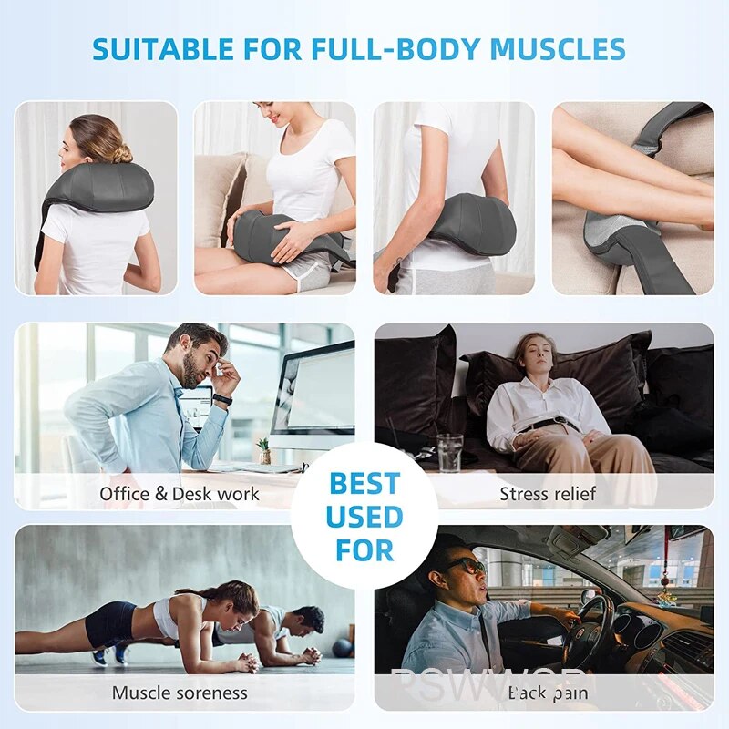 SereniTouch™: Deep Relief Neck & Back Massager